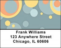 Abstract Circles and Dots Address Labels | LBBAC-08