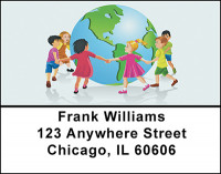 Children of the World Address Labels | LBBAC-13