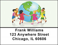 Children of the World Address Labels | LBBAC-13
