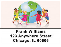 Children of the World Address Labels | LBBAC-13