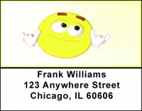 Smiley Shakra Sign Address Labels | LBBAC-27