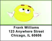 Smiley Shakra Sign Address Labels | LBBAC-27
