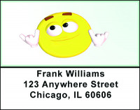Smiley Shakra Sign Address Labels | LBBAC-27
