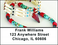 Native American Jewelry Address Labels | LBBAC-36