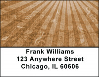 Music Notes Retro Style Address Labels | LBBAC-37