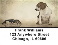 Beagle Mom Address Labels | LBBAC-39