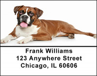 Boxer Dog Breed Address Labels | LBBAC-42