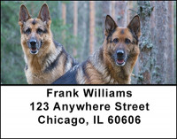 German Shepherd Dogs Address Labels | LBBAC-49