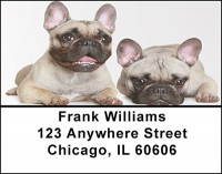 French Bull Dog Address Labels | LBBAC-53