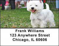 Terrier dog Address Labels | LBBAC-69