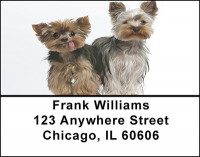 Yorkshire Terrier Dog Address Labels | LBBAC-72
