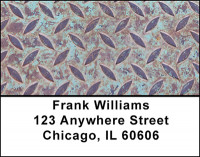 Diamond Metal Plate Address Labels | LBBAC-74