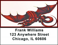 Dinosaur Illustrations Address Labels | LBBAC-76