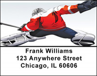 Hockey Goalie Address Labels | LBBAC-83