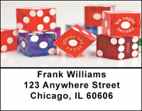 Roll The Dice Address Labels | LBBAC-85