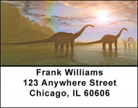 Ancient Dinosaurs Address Labels | LBBAC-89