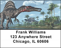 Ancient Dinosaurs Address Labels | LBBAC-89
