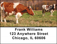 Cows in a Field Address Labels | LBBAC-92