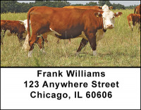 Cows in a Field Address Labels | LBBAC-92