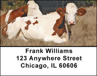 Cows in a Field Address Labels | LBBAC-92