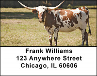 Longhorns Address Labels | LBBAC-94