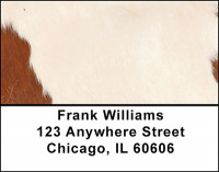 Cowhide Animal Prints Address Labels | LBBAC-96