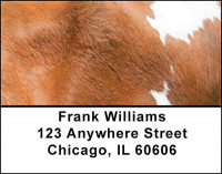 Cowhide Animal Prints Address Labels | LBBAC-96
