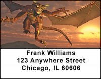 Flying Dragons Address Labels | LBBAD-02