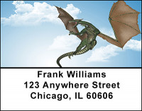 Flying Dragons Address Labels | LBBAD-02