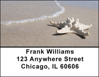 Starfish on a Beach Address Labels | LBBAD-10