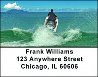 Jet Ski Fun Address Labels | LBBAD-14