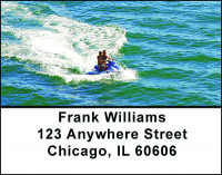 Jet Ski Fun Address Labels | LBBAD-14
