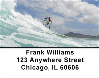 Surfing The Waves Address Labels | LBBAD-16