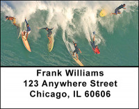 Surfing The Waves Address Labels | LBBAD-16