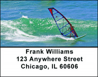 Windsurfing Address Labels | LBBAD-17