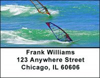 Windsurfing Address Labels | LBBAD-17