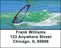Windsurfing Address Labels | LBBAD-17