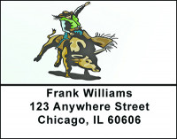 Rodeo Cowgirls In Motion Address Labels | LBBAD-20