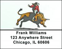 Rodeo Cowgirls In Motion Address Labels | LBBAD-20