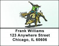 Rodeo Cowgirls In Motion Address Labels | LBBAD-20