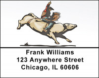 Rodeo Action Address Labels | LBBAD-22