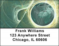 Mystical Clouds and Planets Address Labels | LBBAD-29