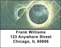 Mystical Clouds and Planets Address Labels | LBBAD-29