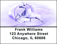 Flying Unicorn Pegasus Address Labels | LBBAD-31