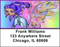 Fairy Butterfly Address Labels | LBBAD-38