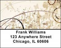 Grunge Floral Vintage Address Labels | LBBAD-40