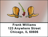 Cowboy Gear Address Labels | LBBAD-44