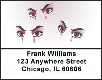 Gothic Eyes Address Labels | LBBAD-50