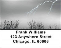 Lightning Storms Address Labels | LBBAD-53