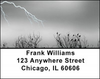 Lightning Storms Address Labels | LBBAD-53